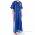Ikaf Omani -Stil Langarm muslimische männliche Kleid